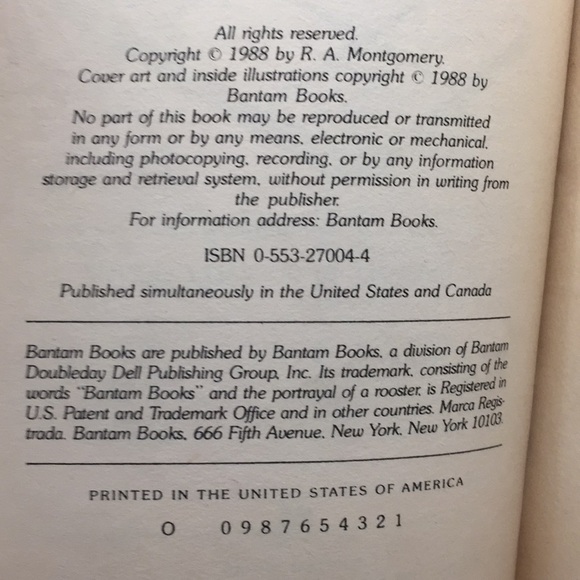Choose Your Own Adventure #76 The Mona Lisa is Missing! By Ramsey Montgomery - Picture 8 of 8